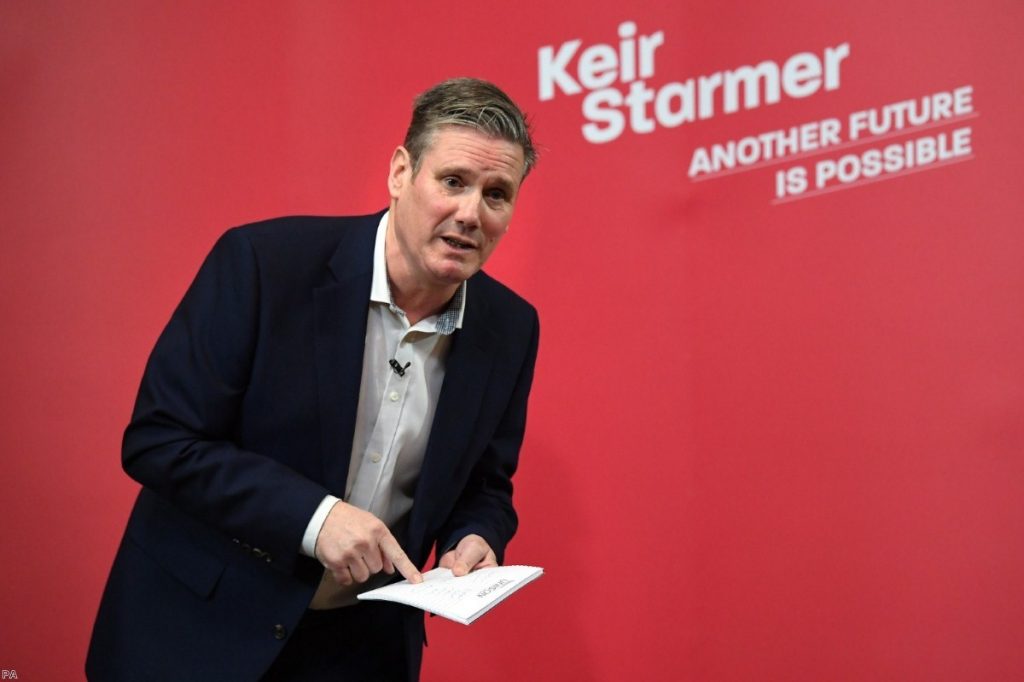 Keir Starmer is currently expected to win the Labour leadership contest. 