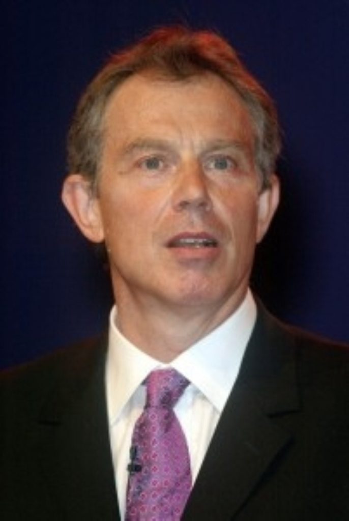 Blair meets Nigeria's Obasanjo