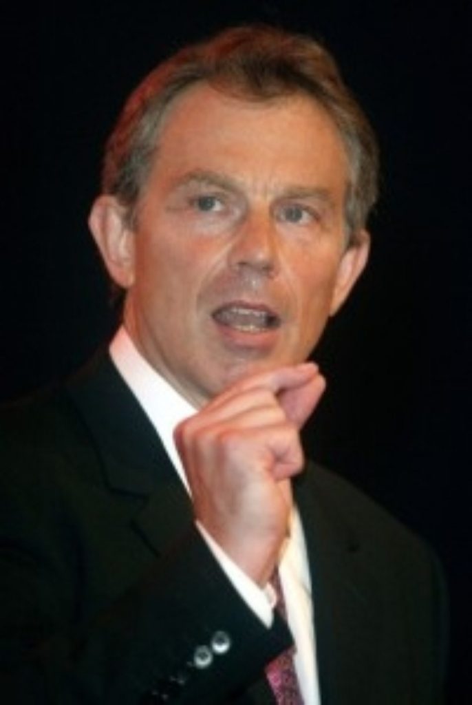 Blair returns fire