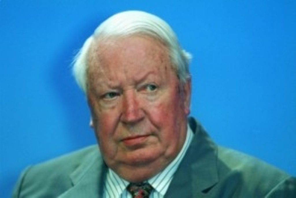 Sir Edward Heath: died last week aged 89