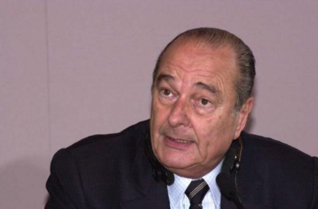 Chirac: the French president wants an end to "cheque Britannique"