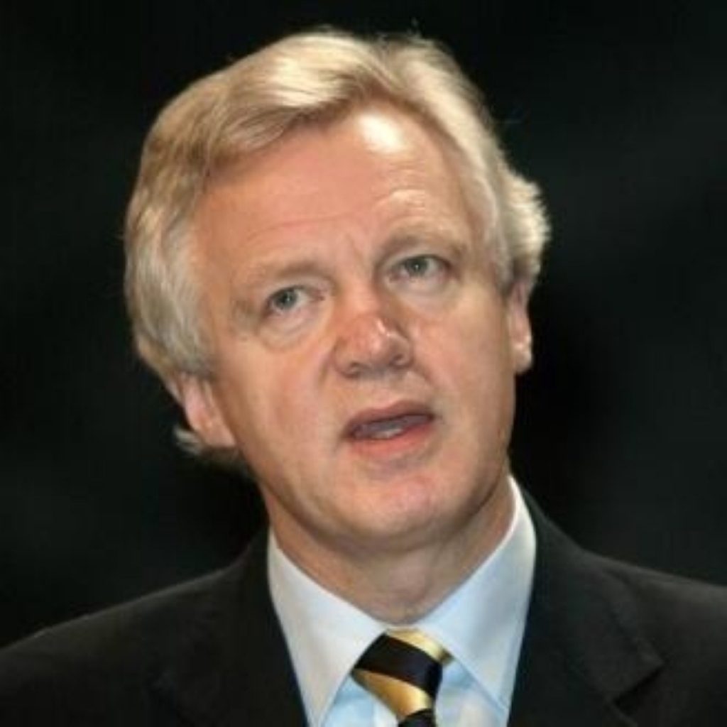 David Davis, shadow home secretary