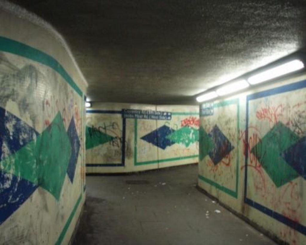 One of the Coventry Road subways at the centre of the campaign