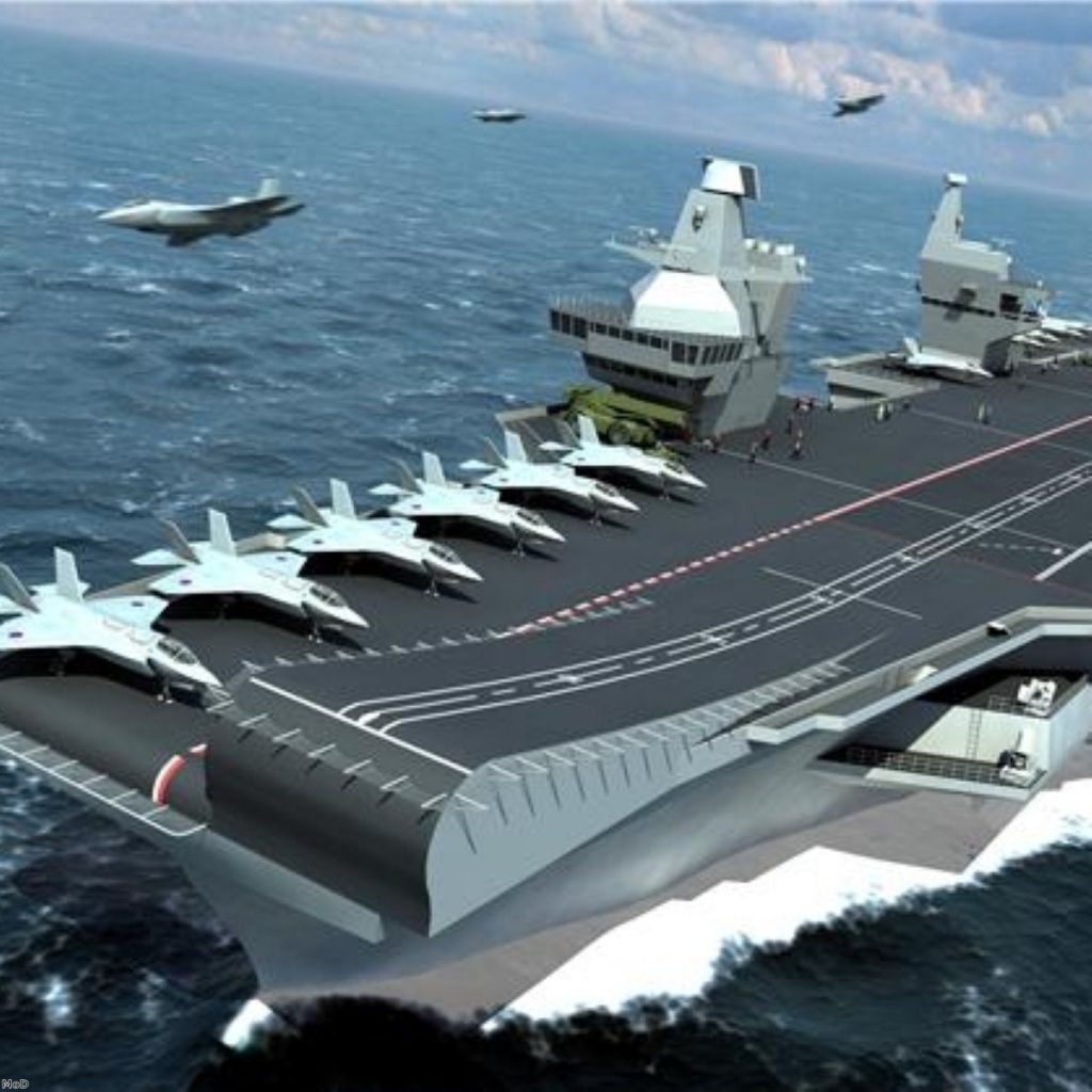 The two new aircraft carriers have attracted much controversy since they survived the SDSR