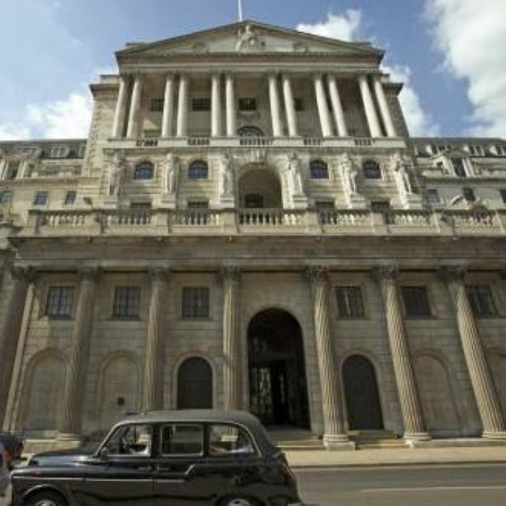 Bank of England governor Mervyn King remains fixed on long-term inflationary stability