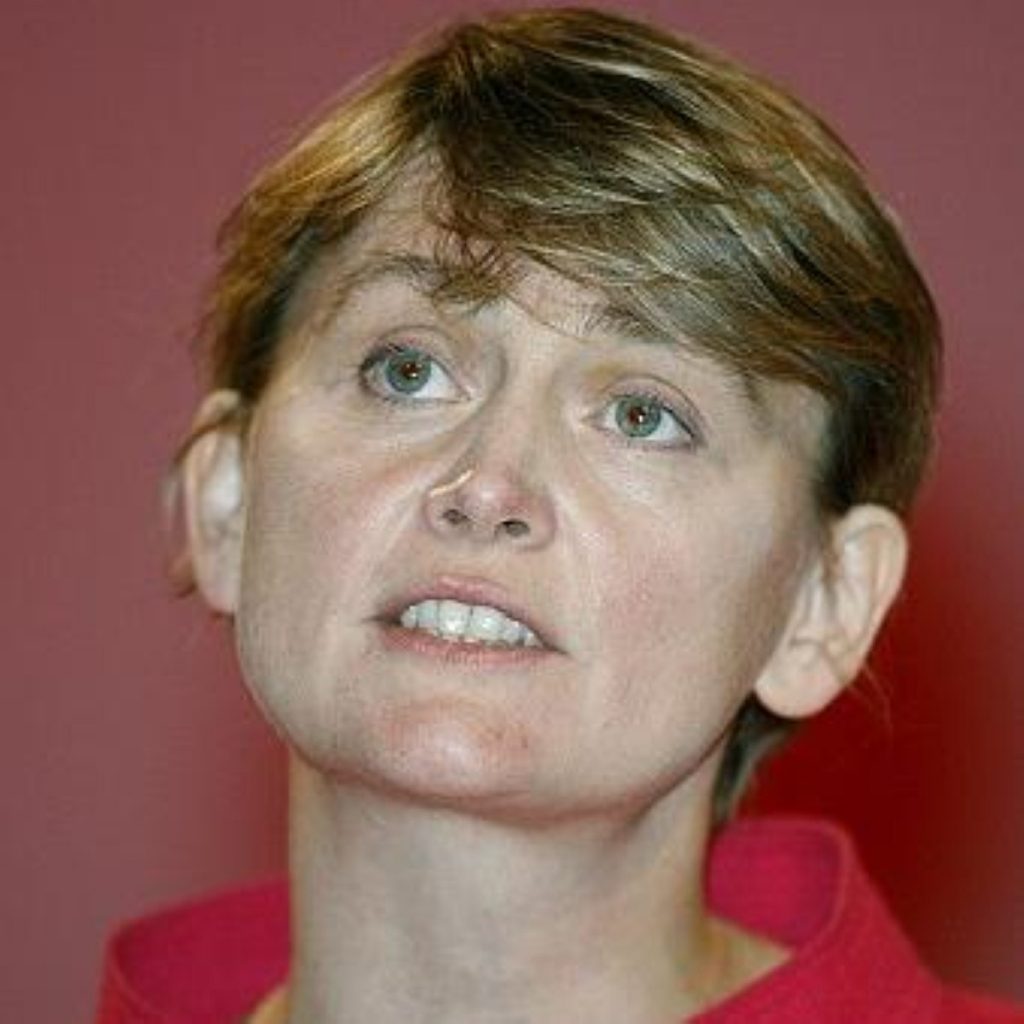 Yvette Cooper, chief secretary to the Treasury