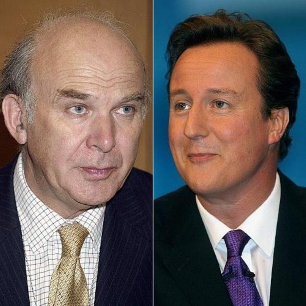 Vince Cable scorns David Cameron