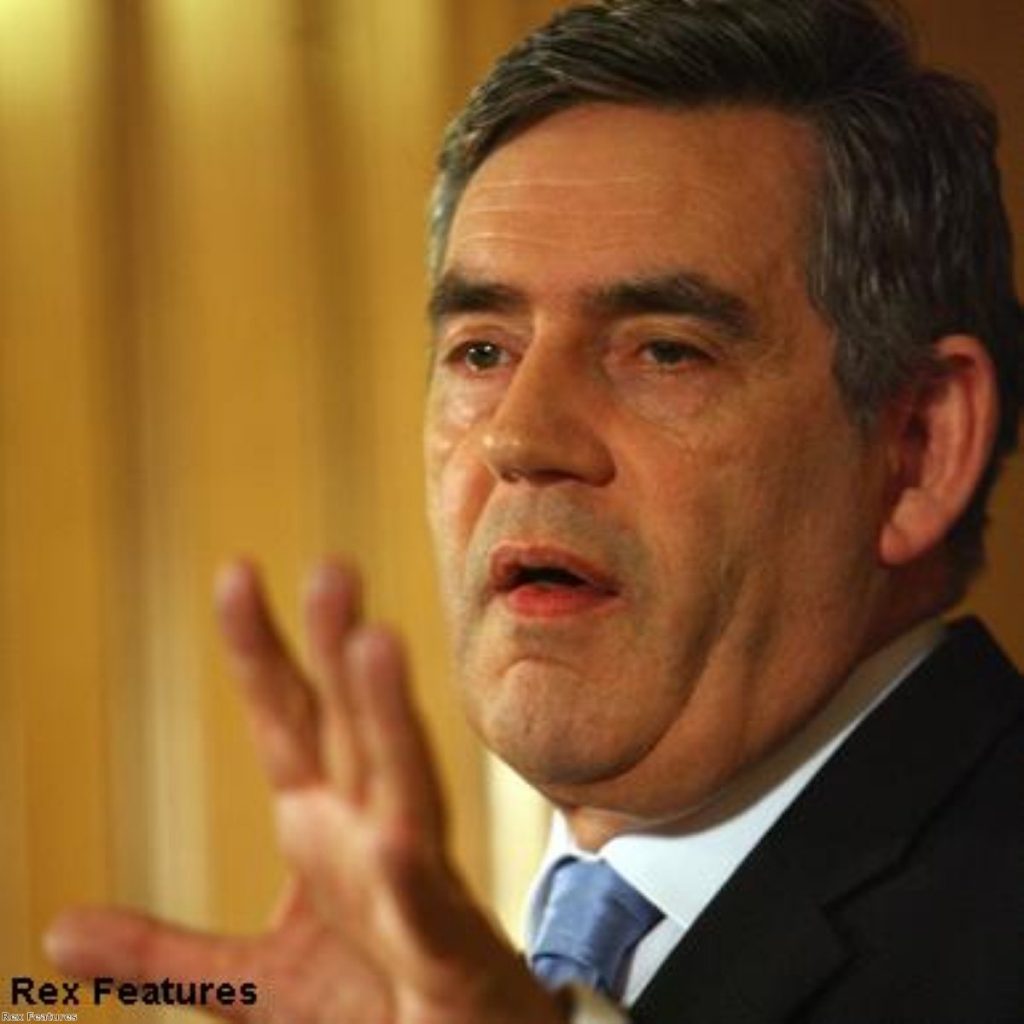 Gordon Brown heralds "age of ambition" 