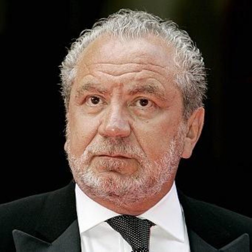 Alan Sugar to become 