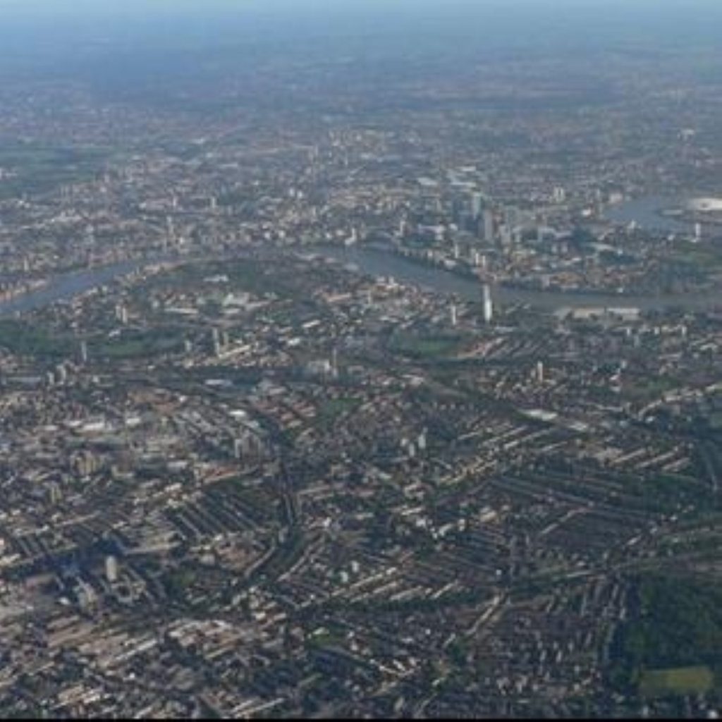 London from above