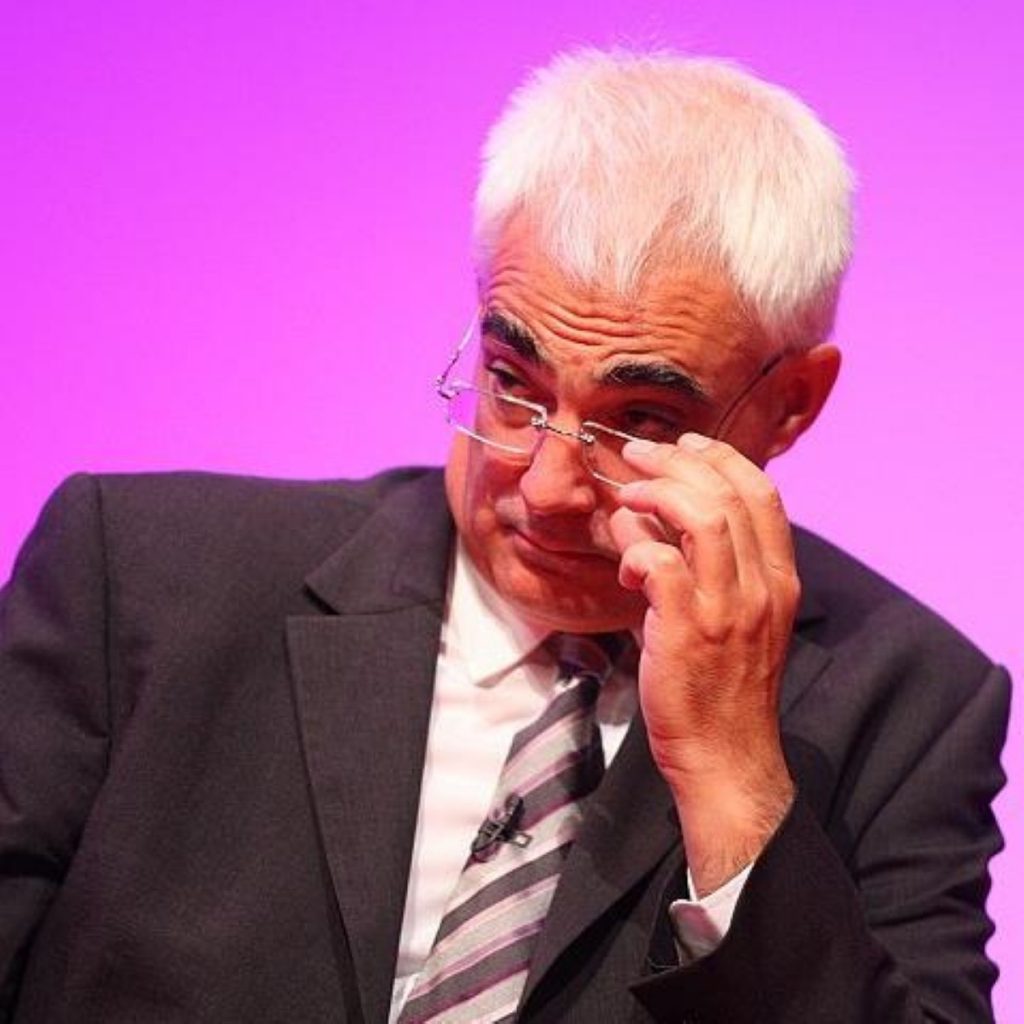 Alistair Darling, chancellor