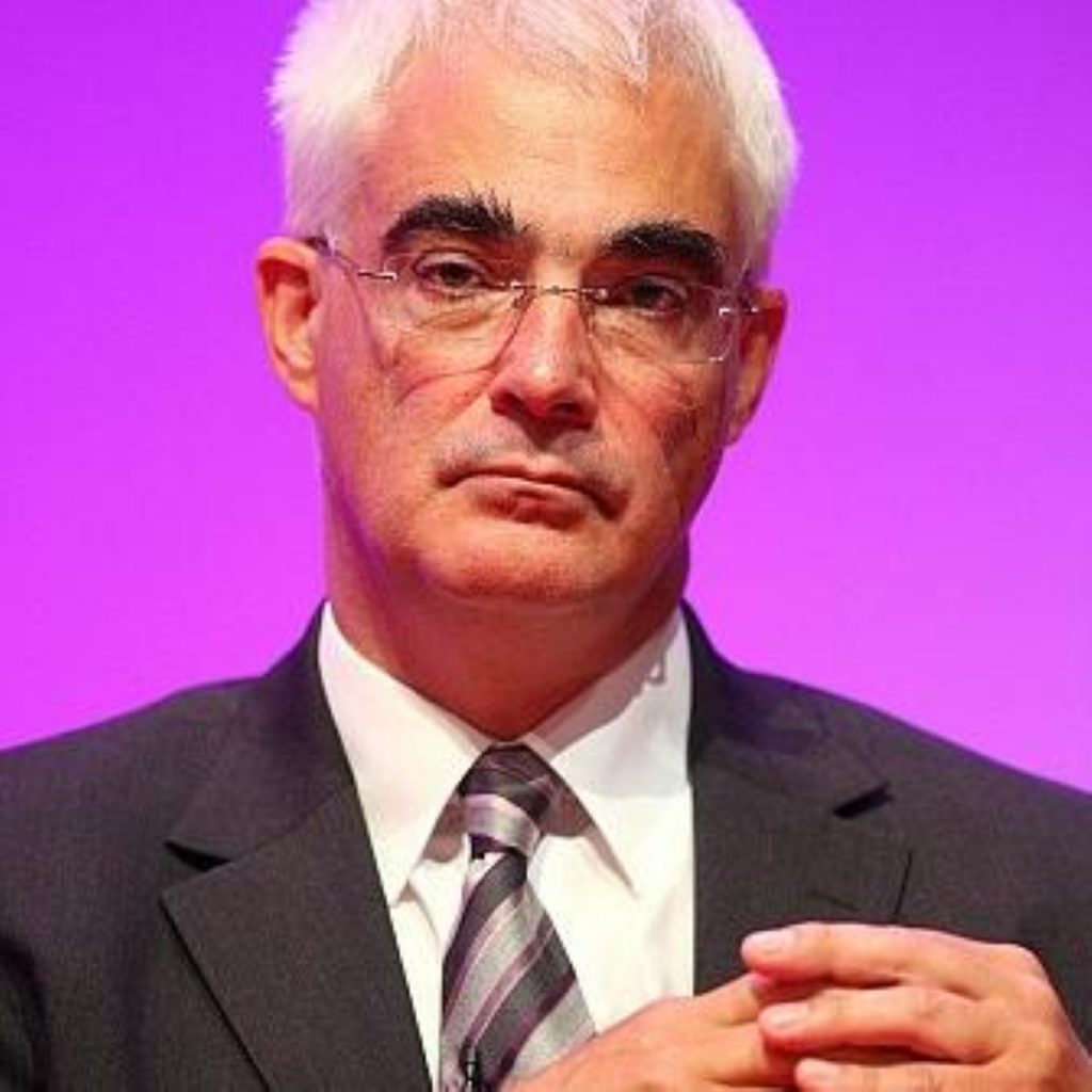 Alistair Darling, chancellor