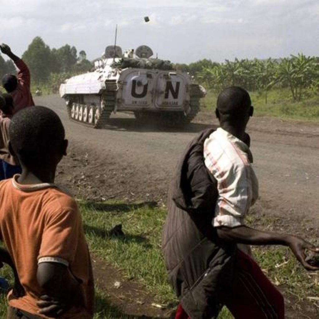 UN peacekeepers in DRC