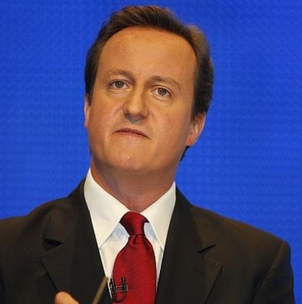 Cameron was forced to defend the party from NHS-related attacks again today