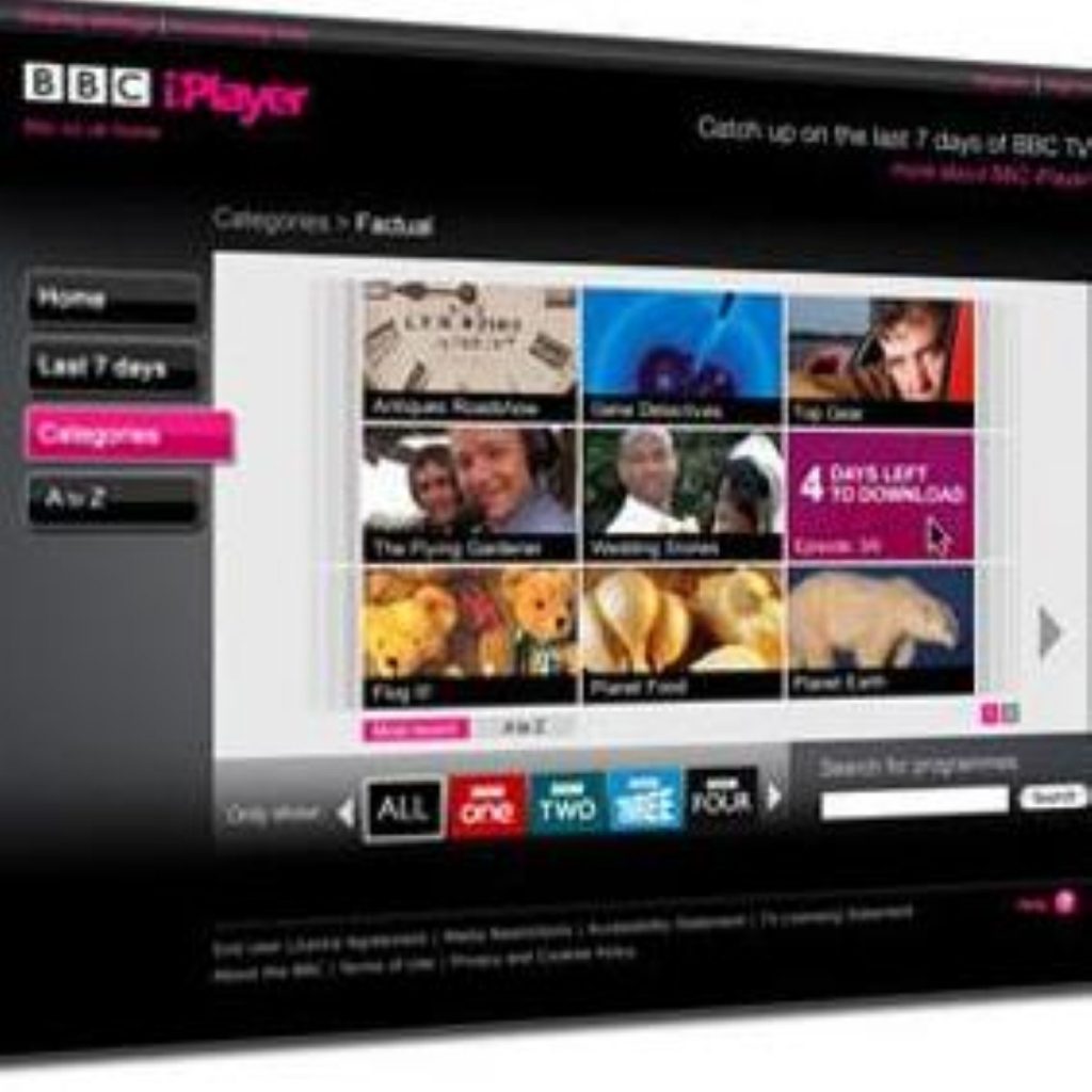 The BBC iPlayer: one of the BBC