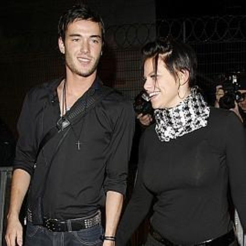 Jade Goody with fiance Jack Tweed