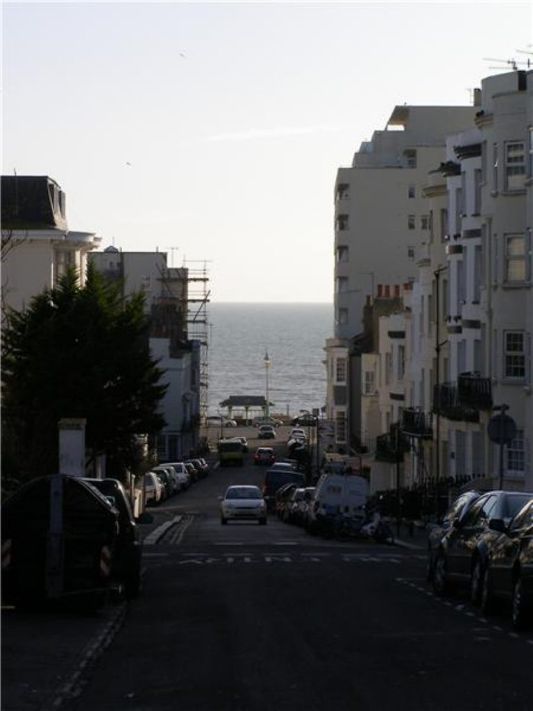 Brighton hosts the Liberal Democrat conference, but they remain stoic under the wind and the rain.