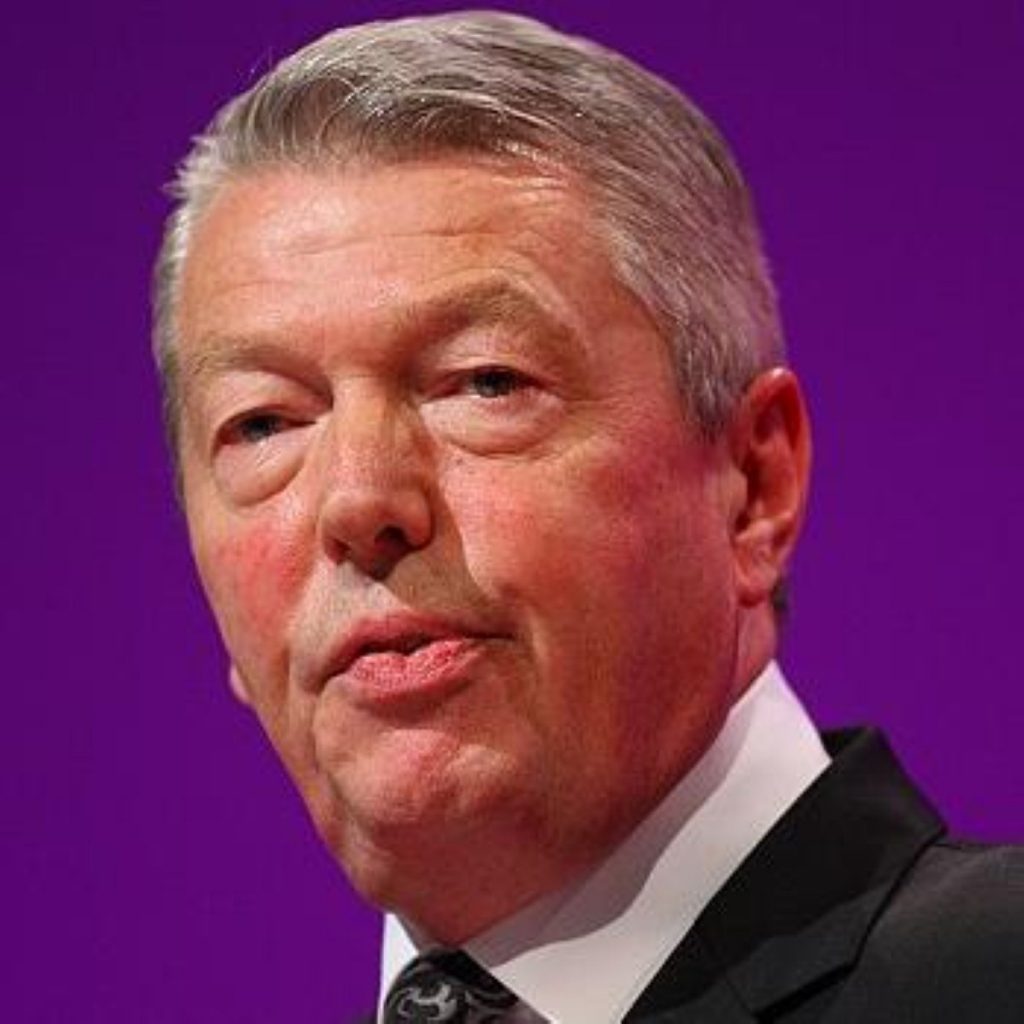 Alan Johnson, home secretary