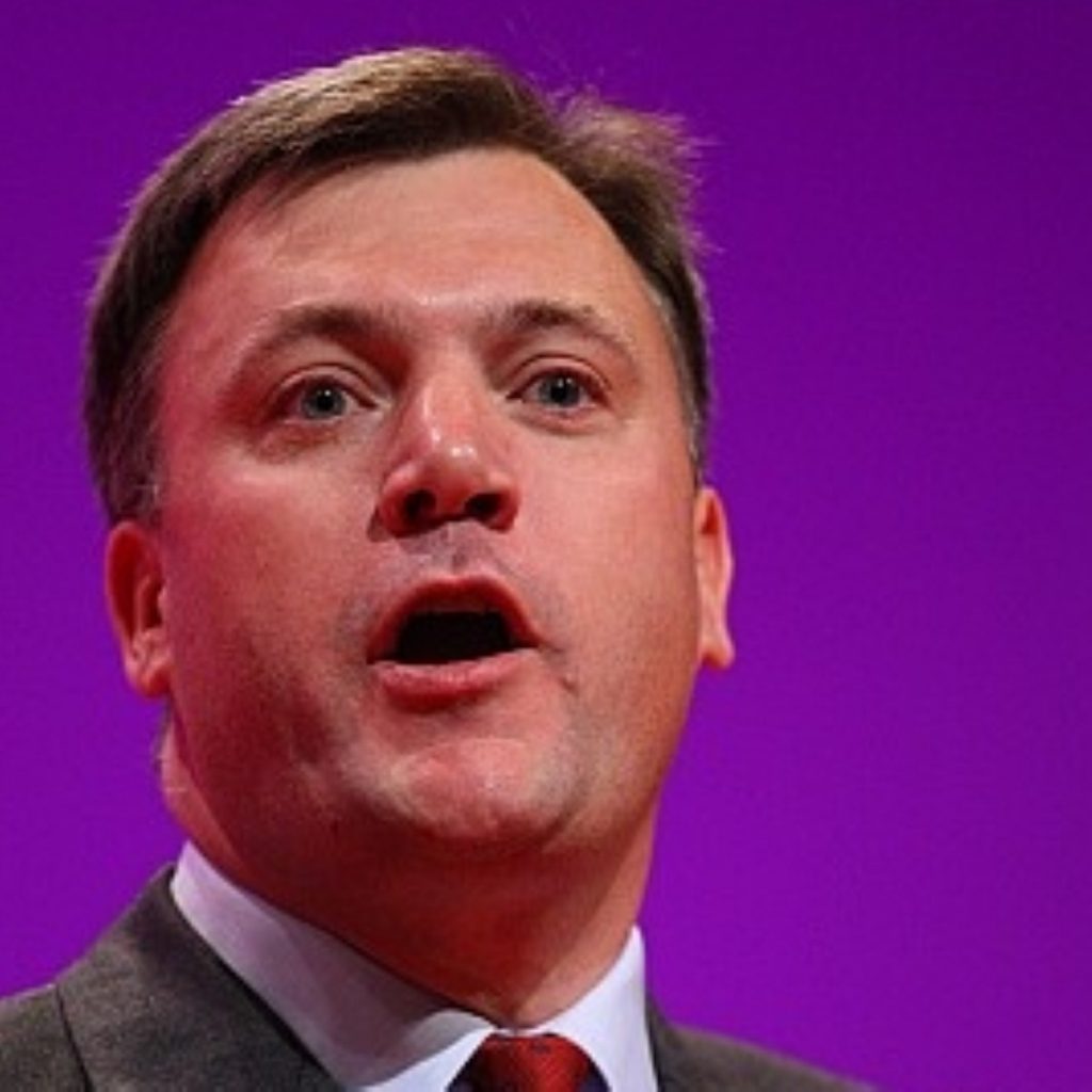 Ed Balls, children's secretary