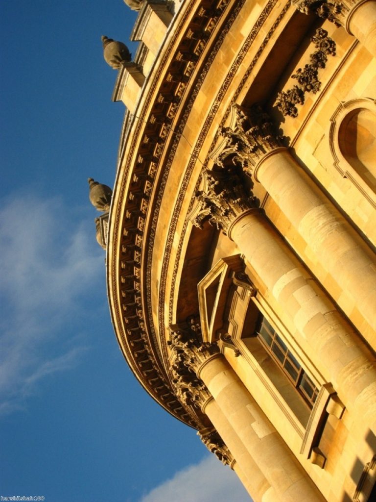 Radcliffe Camera: Opponents of the petititon say the statue is part of the architecture of Oriel College