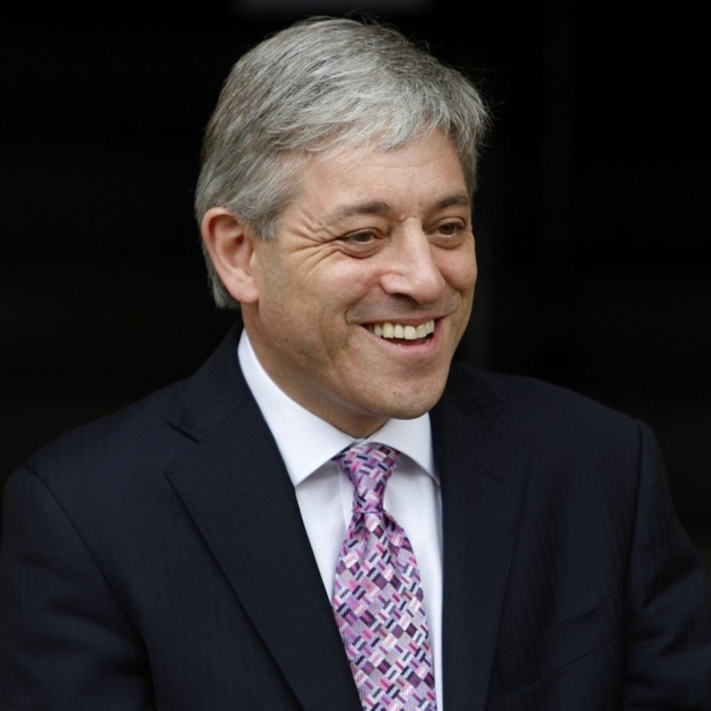 John Bercow denies statement leak