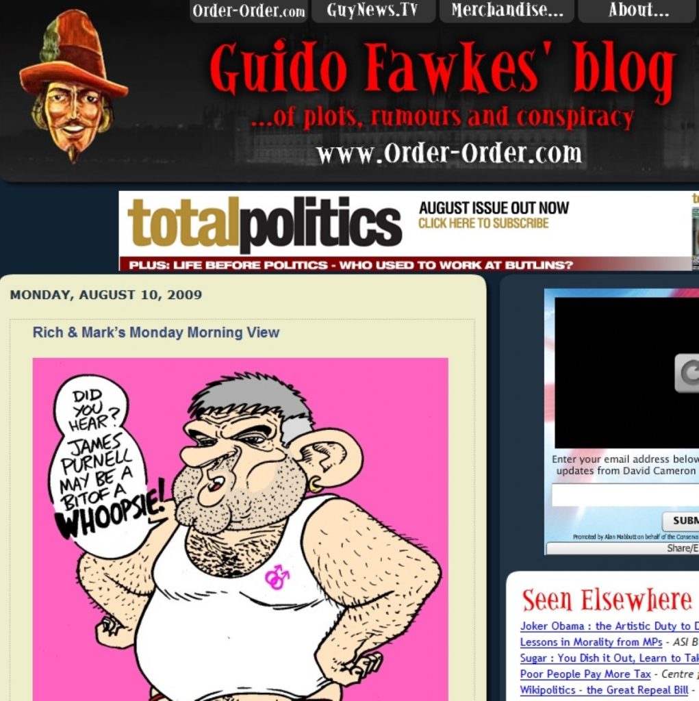 Guido Fawkes called to Leveson  