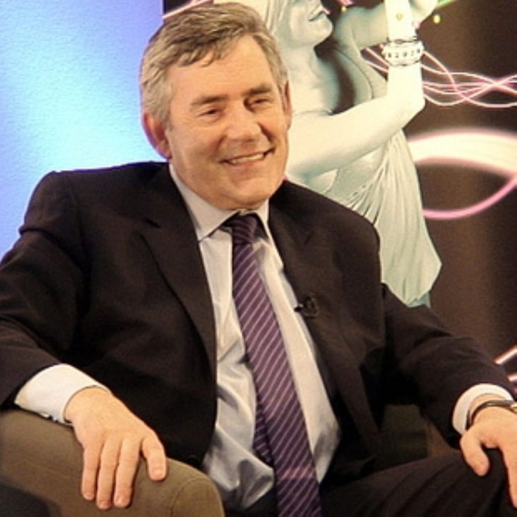 Gordon Brown soon recovered his composure after Cameron