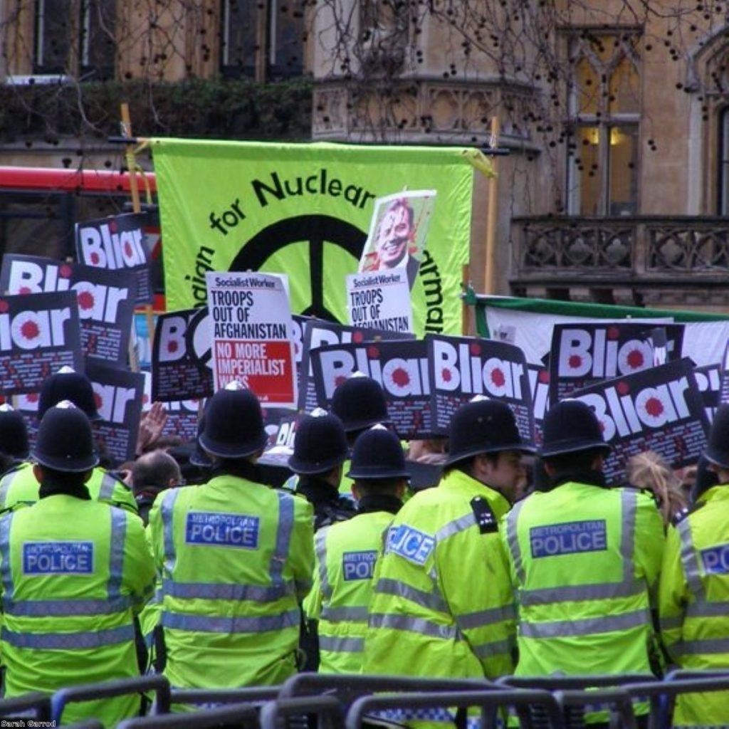 Protests in Westminster need prior authorisation under Socpa