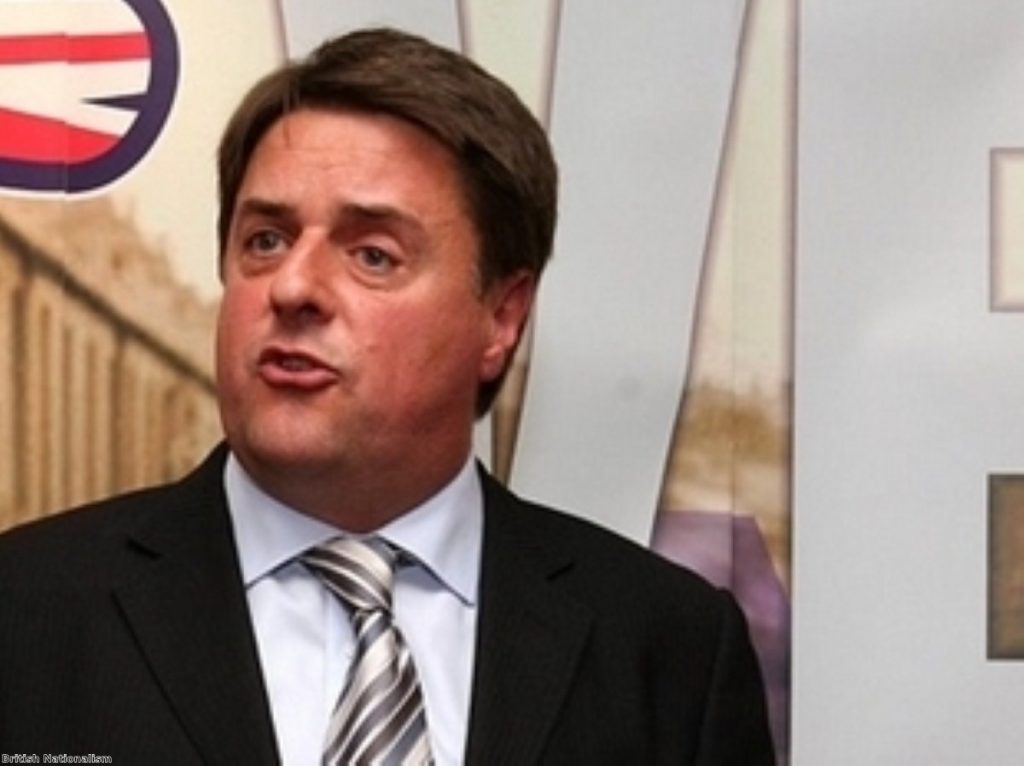 Nick Griffin, BNP leader launched the party