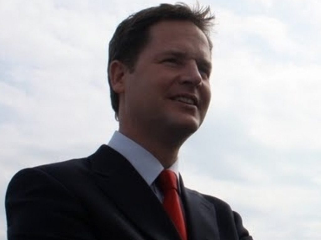 Nick Clegg will call on world leaders to follow Britain