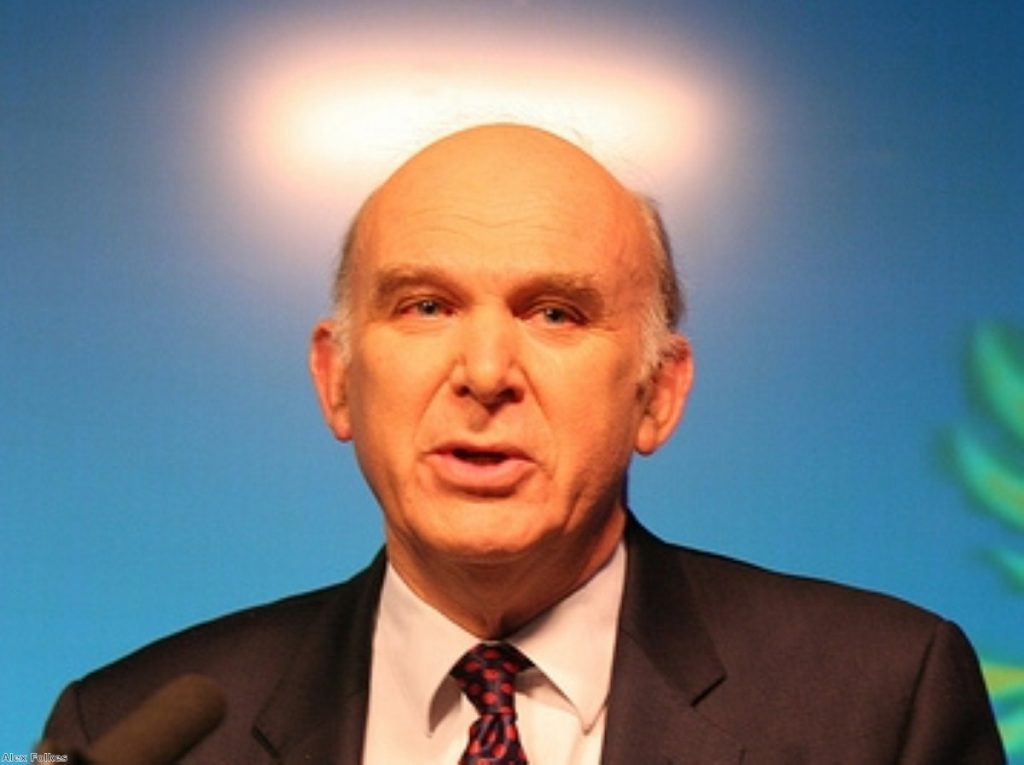 Vince Cable has come to the rescue of Murdoch