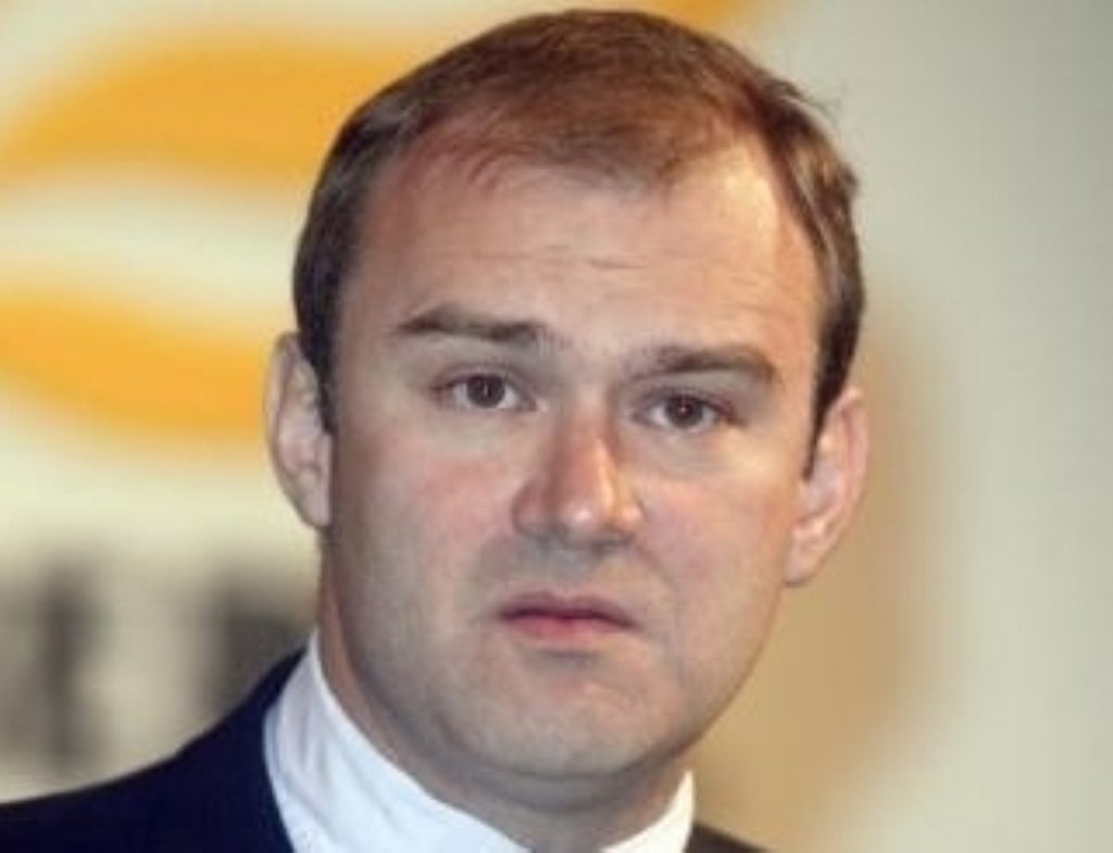 Energy and climate change secretary Ed Davey