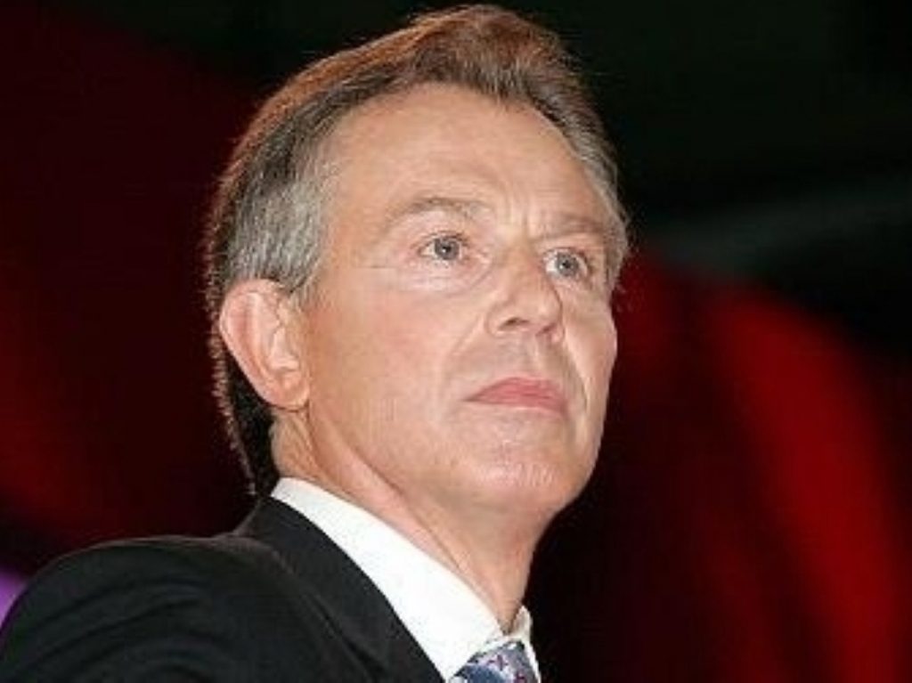 Blair recieved the award despite condemnation from anti-war campaigners