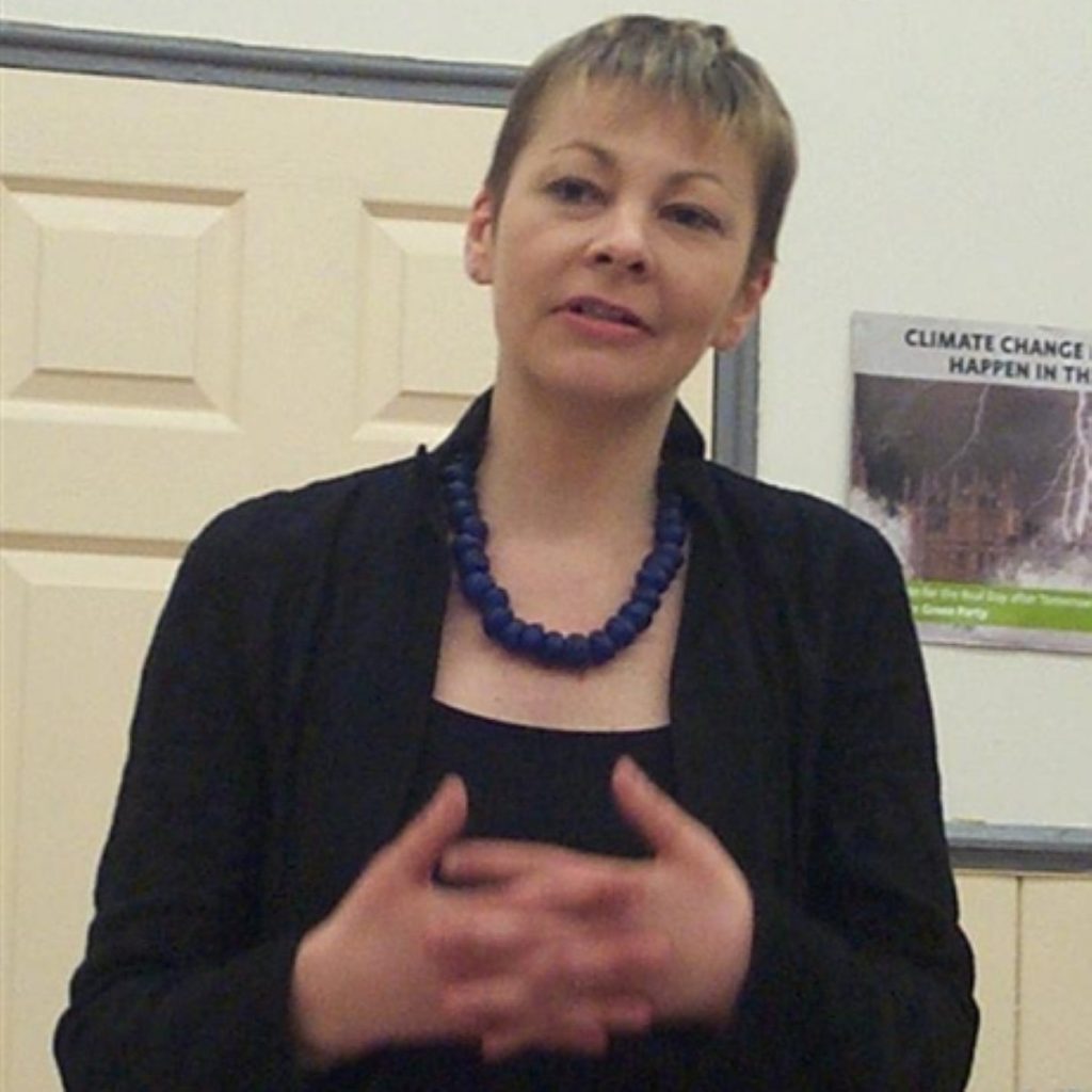 Caroline Lucas arrested in Balcombe last month