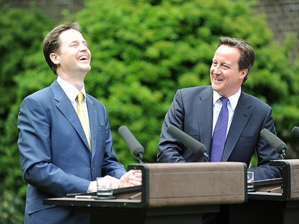 Nick Clegg and David Cameron