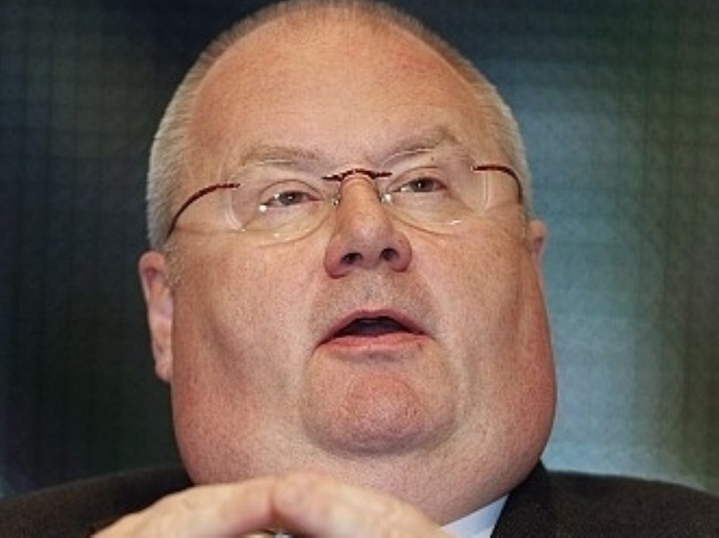 Eric Pickles: Needed his beauty sleep