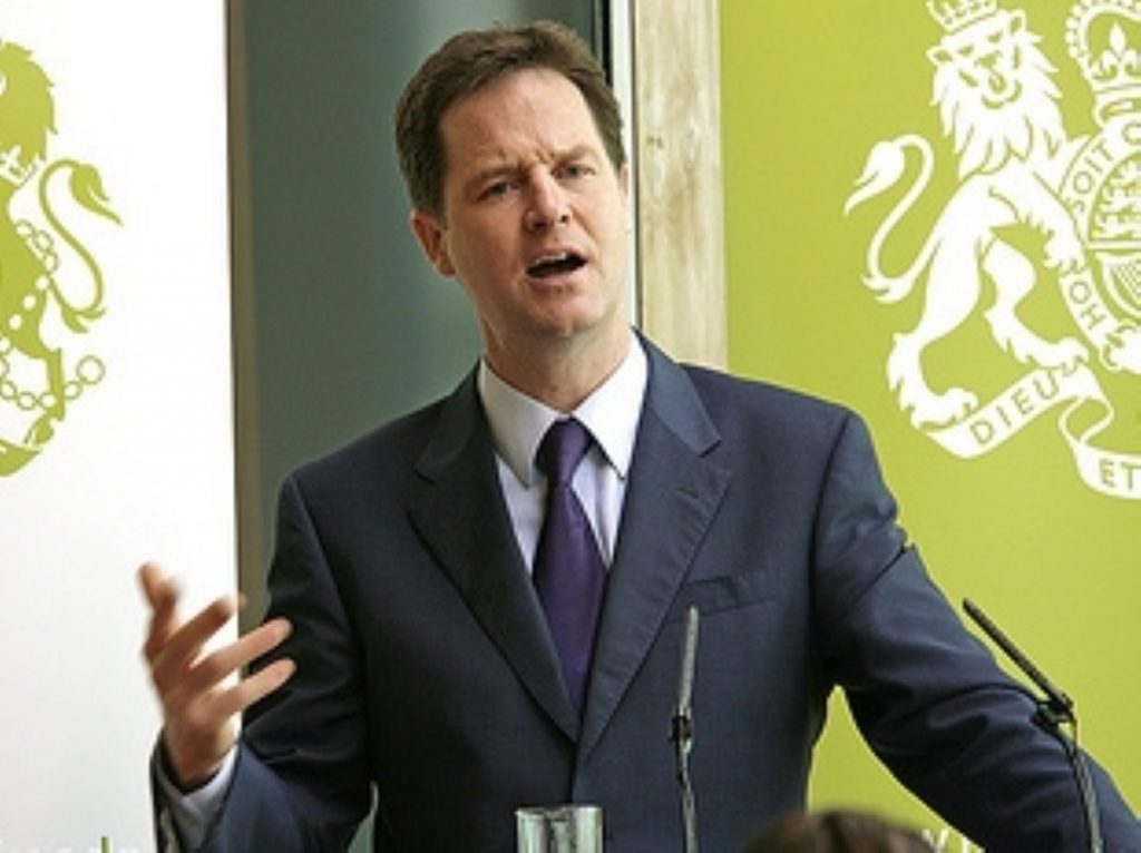 Clegg institutes monthly press conference fixture 