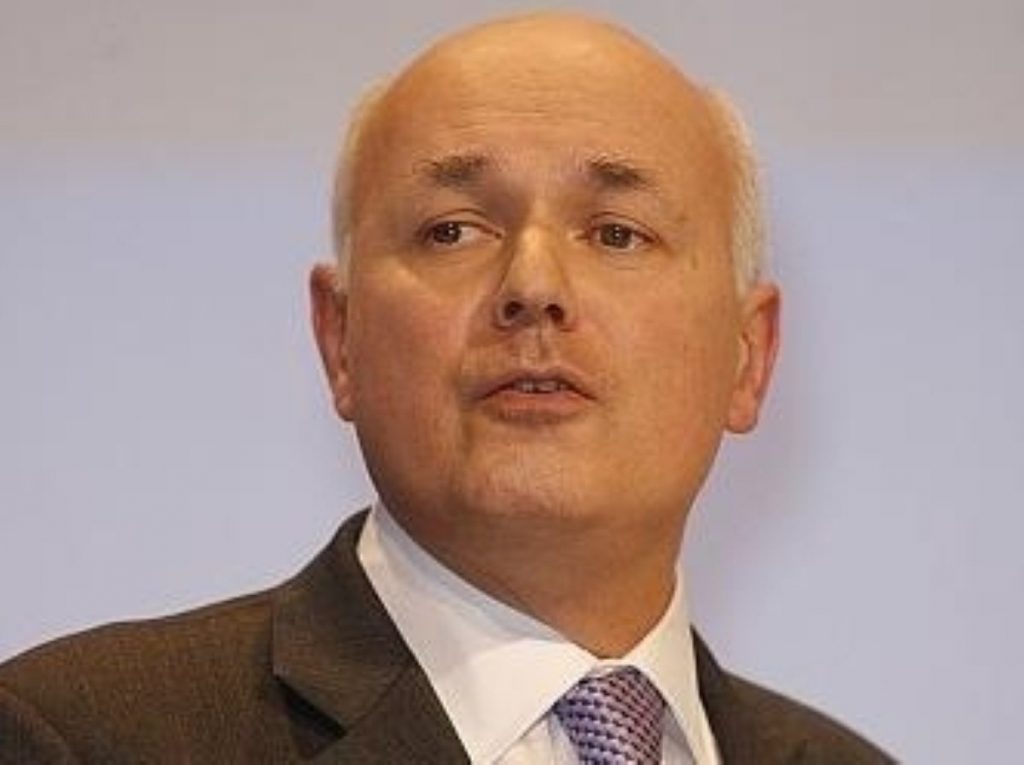 Iain Duncan Smith won't back down on welfare reform