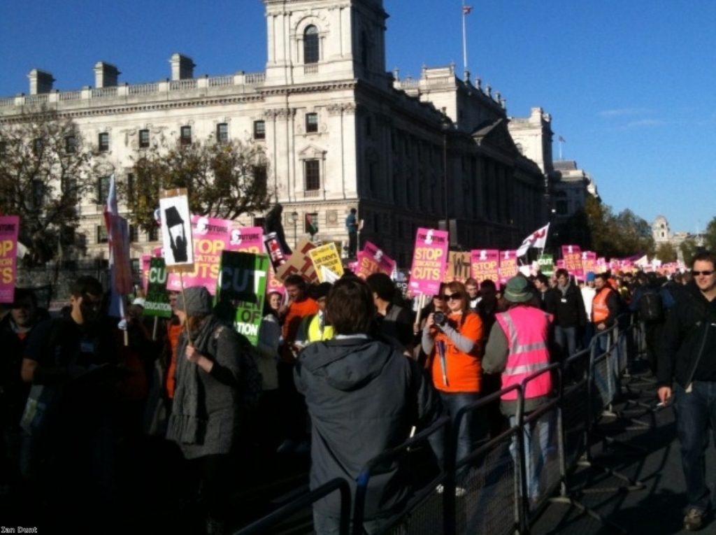 Thousands demonstrated against the fee hike last year