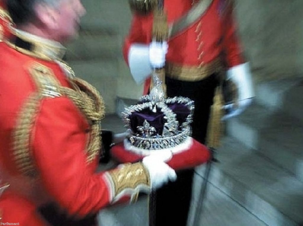 The crown, symbol of Britain