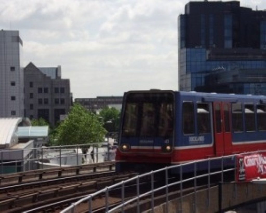 The Dockland Light Railway (DLR)