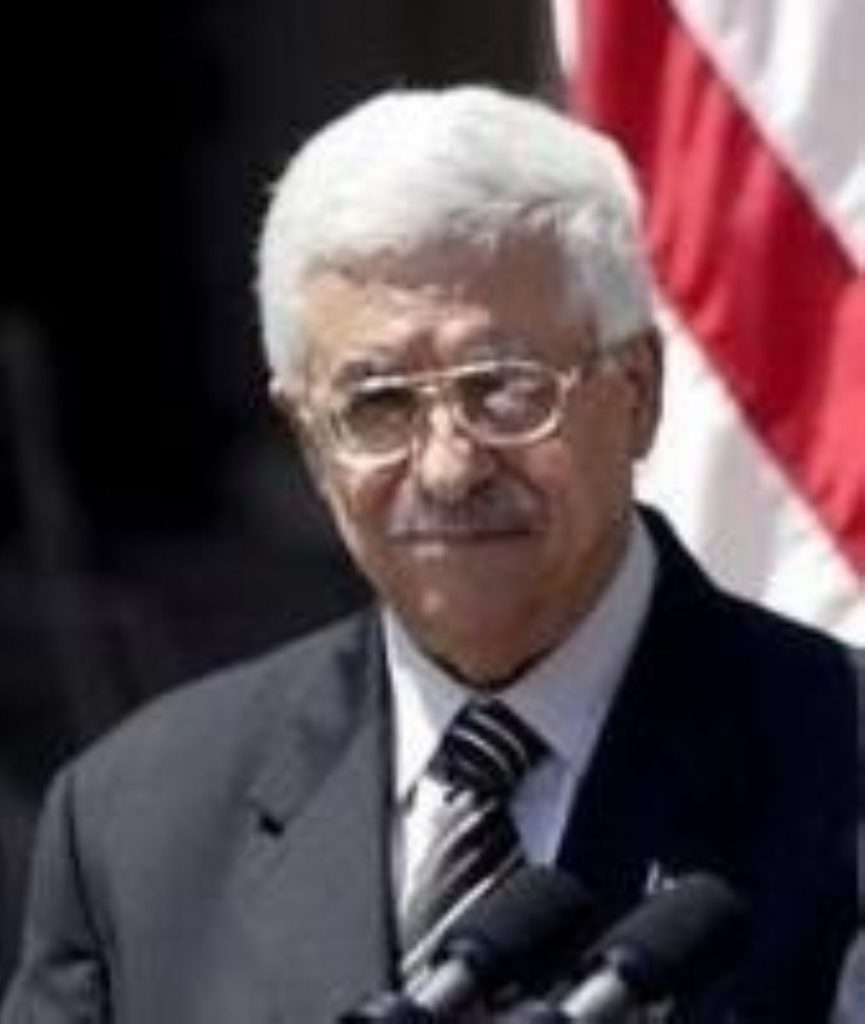 Mahmoud Abbas called for an end to the Palestians