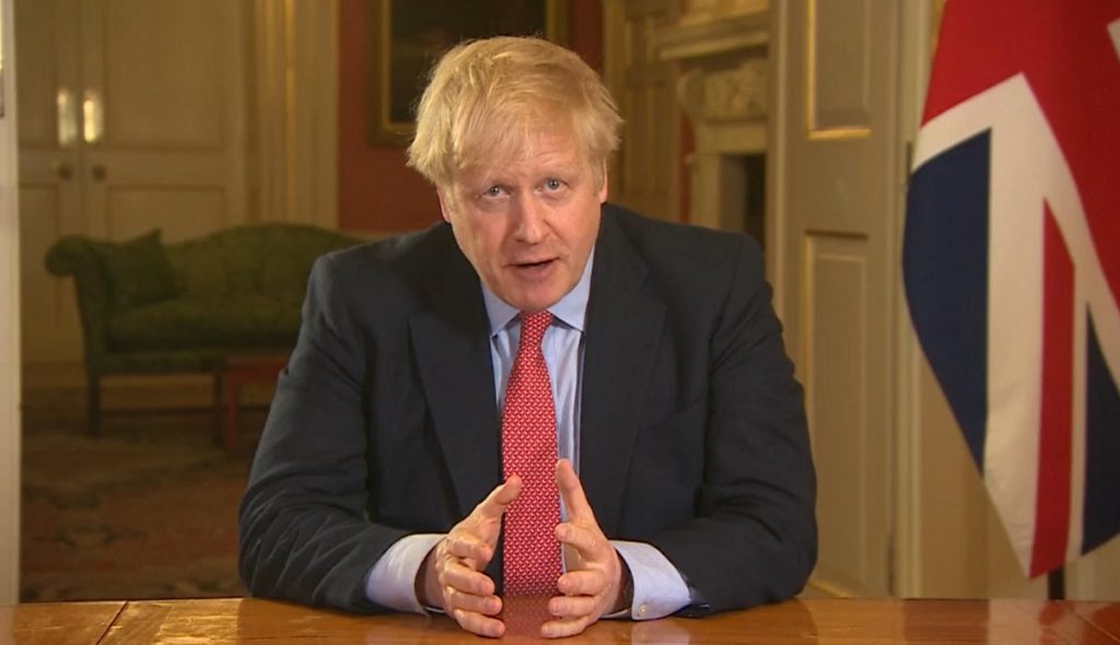 Boris Johnson orders lockdown