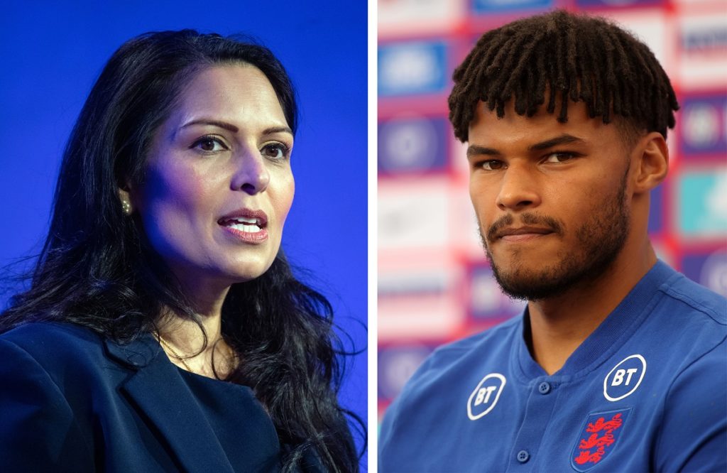 Priti Patel Tyrone Mings